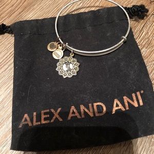 Scorpio Alex and ani bronze and silver bracelet